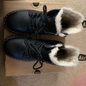 Fur Lined Jadon Platform Doc Marten